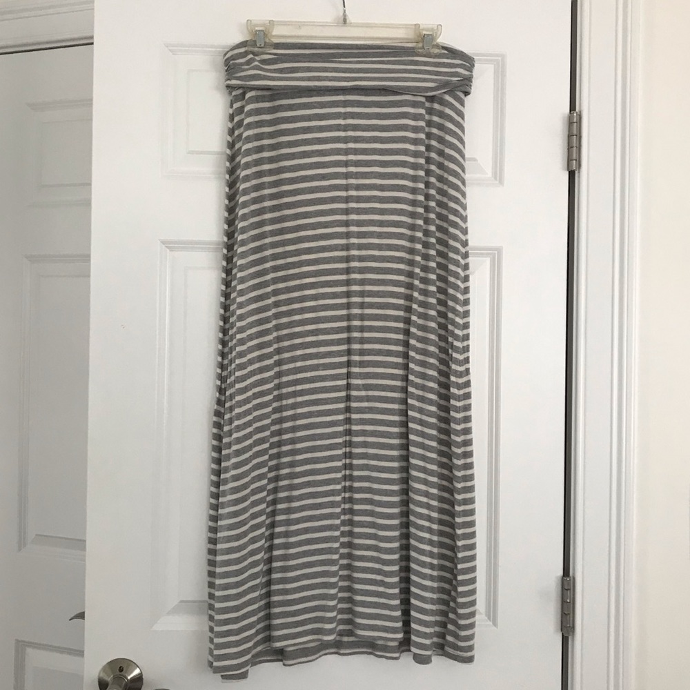 J.Crew Striped Maxi Skirt